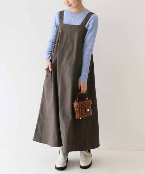 SLOBE IENA(スローブイエナ)の「ウォッシャブルクルーネックプルオーバー【手洗い可能】◆(ニット/セーター・レディース・チャコールグレー/ベージュ/サックスブルー・FREE)」の22枚目の写真