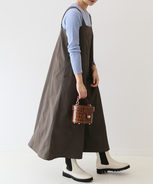 SLOBE IENA(スローブイエナ)の「ウォッシャブルクルーネックプルオーバー【手洗い可能】◆(ニット/セーター・レディース・チャコールグレー/ベージュ/サックスブルー・FREE)」の16枚目の写真