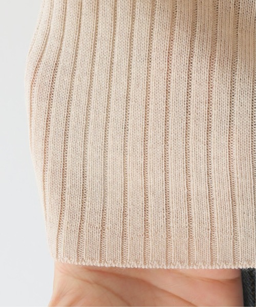 SLOBE IENA(スローブイエナ)の「ウォッシャブルクルーネックプルオーバー【手洗い可能】◆(ニット/セーター・レディース・チャコールグレー/ベージュ/サックスブルー・FREE)」の13枚目の写真