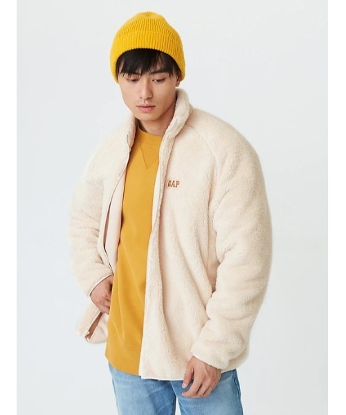 GAP(ギャップ)の「フルファスナー モックネックフリース(ブルゾン・メンズ・ネイビー/アイボリー/その他/その他1・M/L/XL/XXS/S/XS)」の2枚目の写真