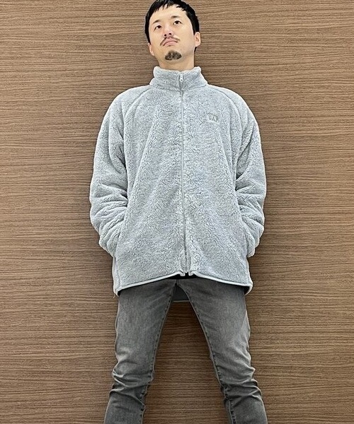 GAP(ギャップ)の「フルファスナー モックネックフリース(ブルゾン・メンズ・ネイビー/アイボリー/その他/その他1・M/L/XL/XXS/S/XS)」の1枚目の写真