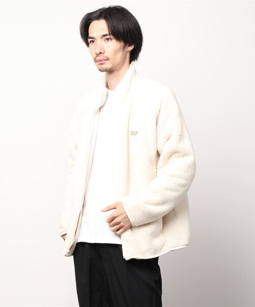 GAP(ギャップ)の「フルファスナー モックネックフリース(ブルゾン・メンズ・ネイビー/アイボリー/その他/その他1・M/L/XL/XXS/S/XS)」の7枚目の写真