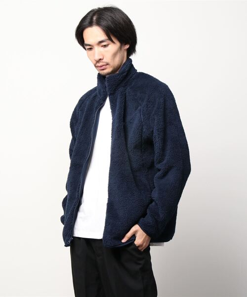 GAP(ギャップ)の「フルファスナー モックネックフリース(ブルゾン・メンズ・ネイビー/アイボリー/その他/その他1・M/L/XL/XXS/S/XS)」の8枚目の写真