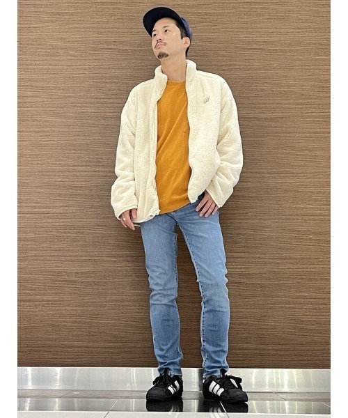 GAP(ギャップ)の「フルファスナー モックネックフリース(ブルゾン・メンズ・ネイビー/アイボリー/その他/その他1・M/L/XL/XXS/S/XS)」の9枚目の写真