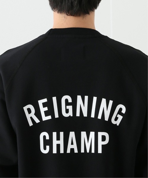 REIGNING CHAMP（レイニングチャンプ）の「【REIGNING CHAMP】日本限定 PT.RELAXED CREWNECK MIDWEIGHT TE（スウェット・メンズ・ブラック・SMALL/MEDIUM）」の2枚目の写真