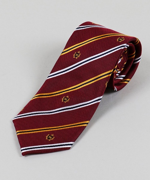 SPINNS(スピンズ)の「エンブレム ネクタイ(ネクタイ・メンズ・ネイビー/ワイン・ONESIZE)」の2枚目の写真