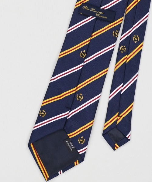 SPINNS(スピンズ)の「エンブレム ネクタイ(ネクタイ・メンズ・ネイビー/ワイン・ONESIZE)」の3枚目の写真