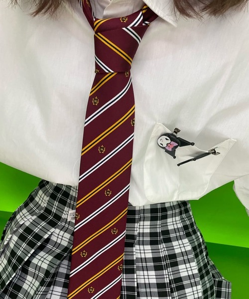 SPINNS(スピンズ)の「エンブレム ネクタイ(ネクタイ・メンズ・ネイビー/ワイン・ONESIZE)」の6枚目の写真