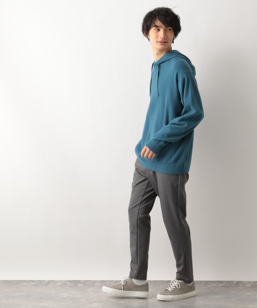 GLOBAL WORK(グローバルワーク)の「ヤミツキニットパーカー/952821(パーカー・メンズ・チャコールグレー/ネイビー/オフホワイト/ブルー系その他4/イエロー系その他3/ブラウン系その他6/サックスブルー系・MEDIUM/LARGE/X-LARGE/SMALL)」の15枚目の写真