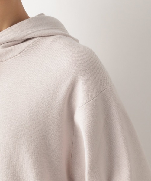 GLOBAL WORK(グローバルワーク)の「ヤミツキニットパーカー/952821(パーカー・メンズ・チャコールグレー/ネイビー/オフホワイト/ブルー系その他4/イエロー系その他3/ブラウン系その他6/サックスブルー系・MEDIUM/LARGE/X-LARGE/SMALL)」の11枚目の写真