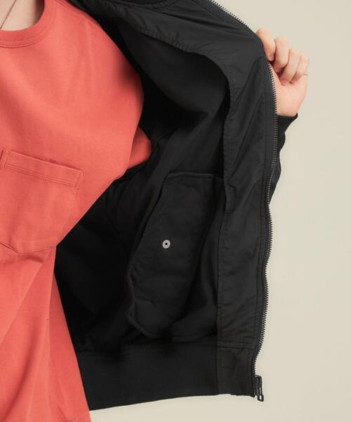 ※ALPHA（アルファ）の「【別注】＜ALPHA×green label relaxing＞PE/BNG L-2B ブルゾン（ブルゾン・メンズ・ブラック/オリーブ・S/M/L）」の15枚目の写真