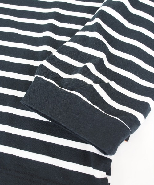 EGO TRIPPING(エゴトリッピング)の「mlt3655- BASQUE FAT TEE カットソー(Tシャツ/カットソー・メンズ・ホワイト×ブラック/ブラック×ホワイト/ブラウン系その他/ベージュ系その他・48/46)」の7枚目の写真