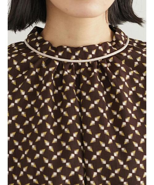 ELENCARE DUE(エレンカーレデュエ)の「・ELENCARE DUE キカガクptハイネックワンピ*(ワンピース・レディース・ブラック/ブラウン/グリーン・FREE)」の12枚目の写真