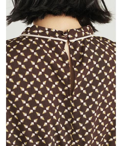 ELENCARE DUE(エレンカーレデュエ)の「・ELENCARE DUE キカガクptハイネックワンピ*(ワンピース・レディース・ブラック/ブラウン/グリーン・FREE)」の14枚目の写真