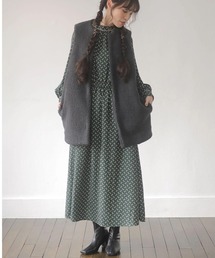 ELENCARE DUE | ・ELENCARE DUE キカガクptハイネックワンピ＊(ワンピース)