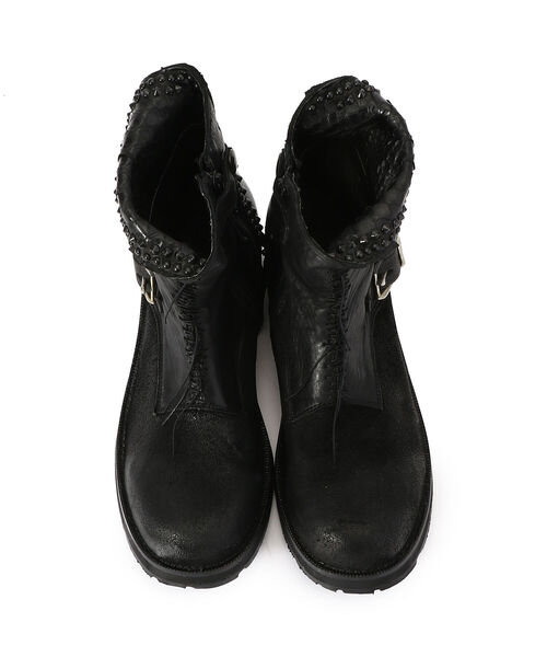 KMRii（ケムリ）の「【別注】KMRii/ケムリ/Crush Short Boots 03/W（ブーツ・レディース・ブラック・38/39/37）」の11枚目の写真