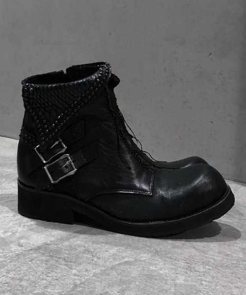 KMRii（ケムリ）の「【別注】KMRii/ケムリ/Crush Short Boots 03/W（ブーツ・レディース・ブラック・38/39/37）」の4枚目の写真