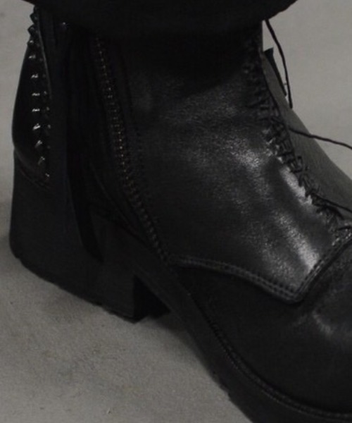 KMRii（ケムリ）の「【別注】KMRii/ケムリ/Crush Short Boots 03/W（ブーツ・レディース・ブラック・38/39/37）」の3枚目の写真