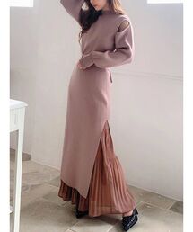 RESEXXY | マジョリカプリーツニットワンピース(ワンピース)