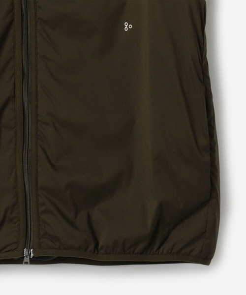 GYMPHLEX(ジムフレックス)の「1906 Gymphlex SPORT WEAR | ナイロンリップストップ インサレーションジャケット MEN(ノーカラージャケット・メンズ・ダークブラウン/ブラック・LARGE/MEDIUM)」の14枚目の写真