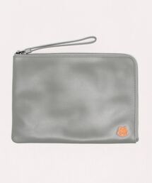 ラージレザークラッチバッグ Tiger Crest