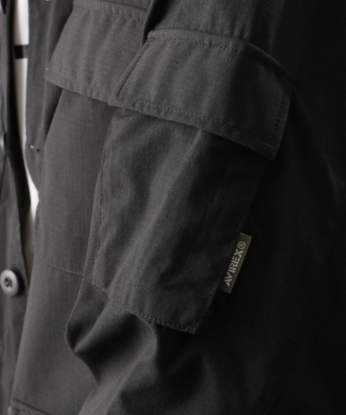 AVIREX(アヴィレックス)の「【MILITARY GARMENTS】バギー フィット B.D.U. ジャケット / BAGGY FIT B.D.U. JACKET / アヴィレックス / AVIREX(ミリタリージャケット・メンズ・ブラック/ベージュ/オリーブ・1/2/3)」の5枚目の写真