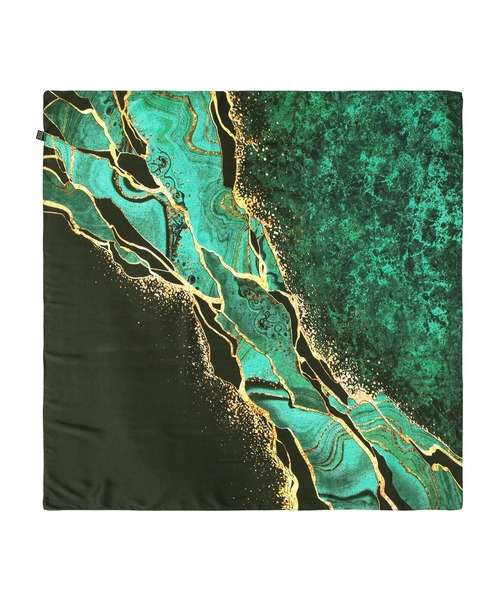 Julia Boutique（ジュリアブティック）の「90×90cmサイズ・ヴィンテージ風サテン生地スカーフ/100013（バンダナ/スカーフ・レディース・A/B/C/D/E/F/G/H/I/J/K/L/M/N/O/P/Q/R/S/T/U・ONE）」の14枚目の写真