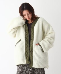 【美品✨別注】 スナイデル×アルファ ロングモンスターパーカー アイボリー 0 Alpha Industries（アルファインダストリーズ）の「【ALPHA