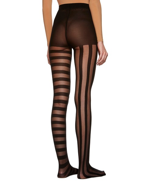 bonjour records（ボンジュールレコーズ）の「【MAISON SOKSI】 STRIPES（タイツ/ストッキング・レディース・ブラック・S/M）」の3枚目の写真