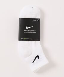 NIKE | 【WEB・一部店舗限定】【WOMEN'S】NIKE/ナイキ 3Pエブリデイクッションクウォーターソックス/靴下3足セット(ソックス/靴下)