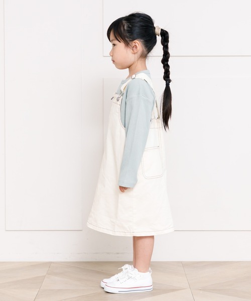 MAKE YOUR DAY（メイクユアデイ）の「ジャンパースカート■80～140cm（ジャンパースカート・キッズ・ブルー/アイボリー/キャメル・110/120/100/80/130/90/140）」の19枚目の写真