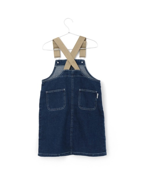 MAKE YOUR DAY（メイクユアデイ）の「ジャンパースカート■80～140cm（ジャンパースカート・キッズ・ブルー/アイボリー/キャメル・110/120/100/80/130/90/140）」の16枚目の写真