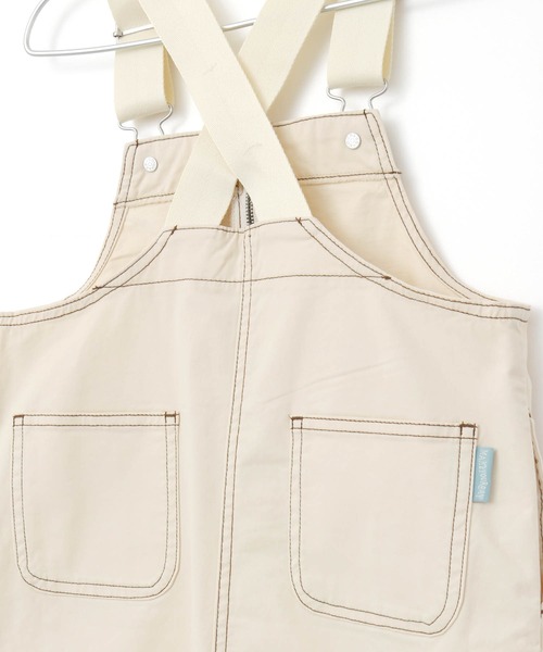 MAKE YOUR DAY（メイクユアデイ）の「ジャンパースカート■80～140cm（ジャンパースカート・キッズ・ブルー/アイボリー/キャメル・110/120/100/80/130/90/140）」の10枚目の写真