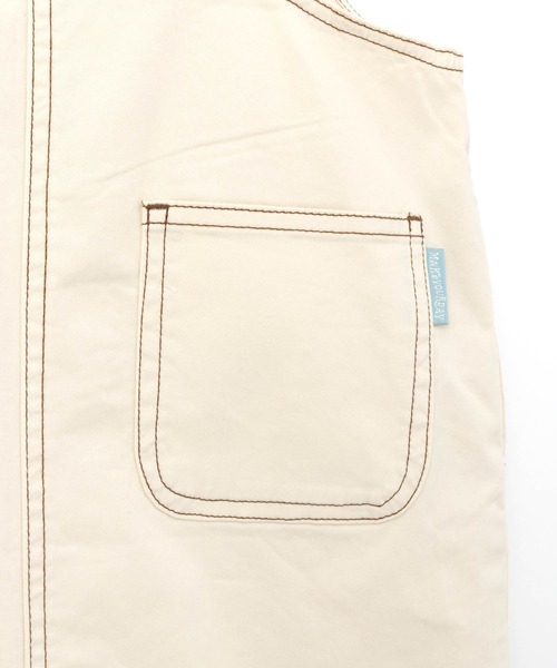 MAKE YOUR DAY（メイクユアデイ）の「ジャンパースカート■80～140cm（ジャンパースカート・キッズ・ブルー/アイボリー/キャメル・110/120/100/80/130/90/140）」の11枚目の写真