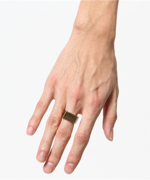 ANCHOR（アンカー）の「PLATE RING（リング・メンズ・シルバー/ゴールド・19号/17号/13号）」の4枚目の写真