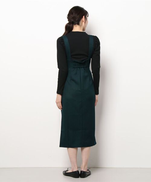 CECIL McBEE(セシルマクビー)の「インナー付きジャンスカSET(ジャンパースカート・レディース・ブラック/モカ/カーキ・MEDIUM)」の5枚目の写真