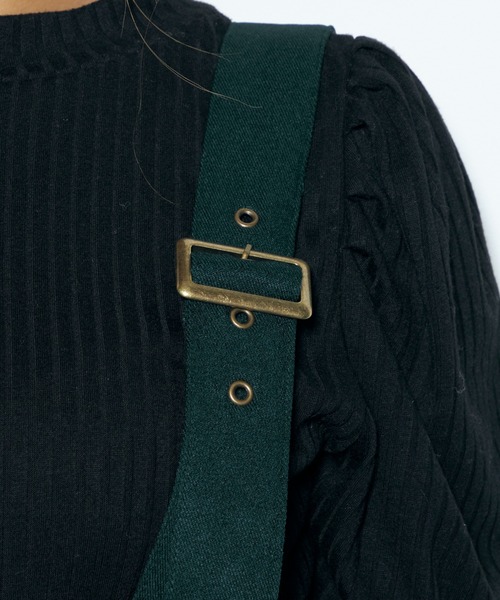 CECIL McBEE(セシルマクビー)の「インナー付きジャンスカSET(ジャンパースカート・レディース・ブラック/モカ/カーキ・MEDIUM)」の10枚目の写真