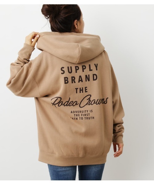 セール ルーズスウェットジップパーカー パーカー Rodeo Crowns Wide Bowl ロデオクラウンズワイドボウル のファッション通販 Zozotown