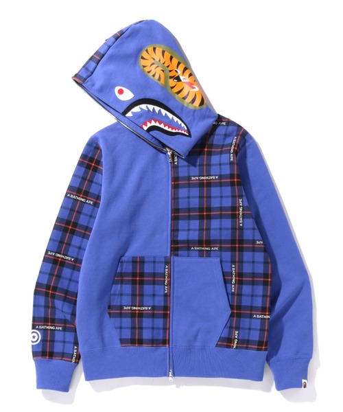 A BATHING APE（アベイシングエイプ）の「BAPE LOGO CHECK SHARK FULL