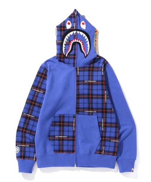 A BATHING APE（アベイシングエイプ）の「BAPE LOGO CHECK SHARK FULL