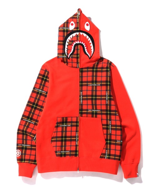 A BATHING APE（アベイシングエイプ）の「BAPE LOGO CHECK SHARK FULL