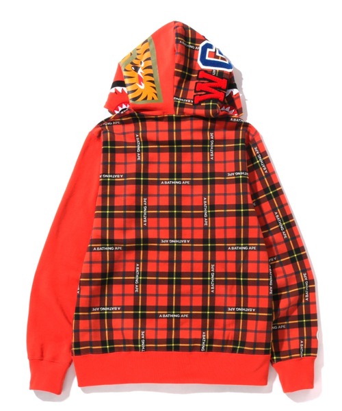 A BATHING APE（アベイシングエイプ）の「BAPE LOGO CHECK SHARK FULL