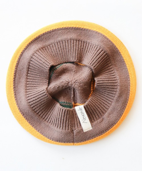 AlexanderLeeChang(アレキサンダーリーチャン)の「AlexanderLeeChang アレキサンダーリーチャン / 5050 TAM 22 タム22 / AC052201(ニットキャップ/ビーニー・レディース・ブラック/イエロー/ナチュラル・FREE)」の4枚目の写真