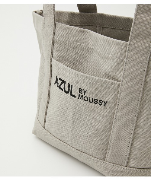 AZUL by moussy(アズールバイマウジー)の「AZUL CANVAS TOTE BAG/AZULキャンバストートバッグ(トートバッグ・メンズ・ライトブルー/オフホワイト/ライトグレー/イエロー/ブラック・FREE)」の20枚目の写真