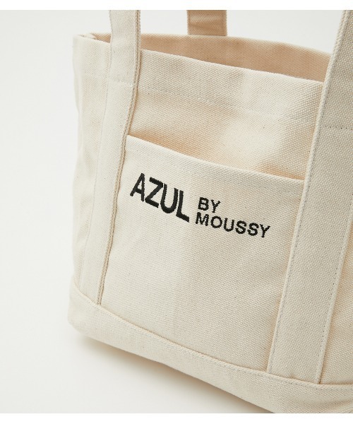 AZUL by moussy(アズールバイマウジー)の「AZUL CANVAS TOTE BAG/AZULキャンバストートバッグ(トートバッグ・メンズ・ライトブルー/オフホワイト/ライトグレー/イエロー/ブラック・FREE)」の9枚目の写真