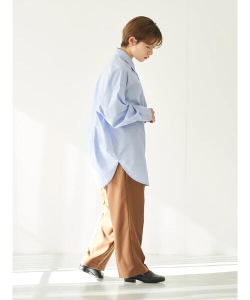 earth music&ecology（アースミュージックアンドエコロジー）の「ビッグシャツ＊（シャツ/ブラウス・レディース・サックスブルー/ホワイト系その他6/ブルー系その他7・FREE）」の7枚目の写真