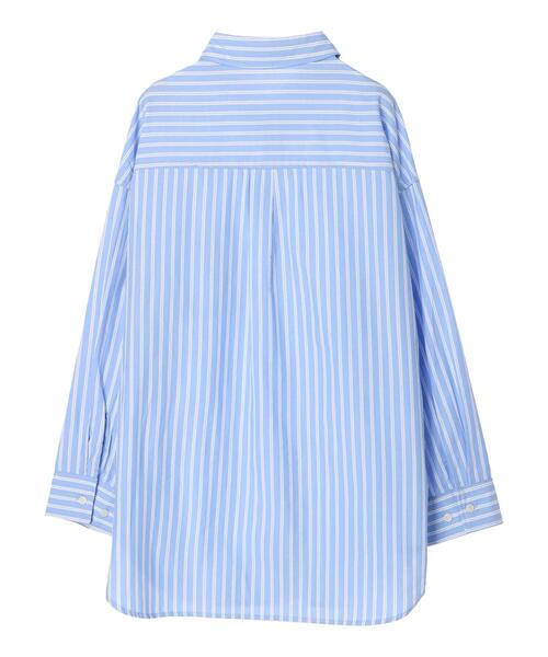 earth music&ecology（アースミュージックアンドエコロジー）の「ビッグシャツ＊（シャツ/ブラウス・レディース・サックスブルー/ホワイト系その他6/ブルー系その他7・FREE）」の21枚目の写真