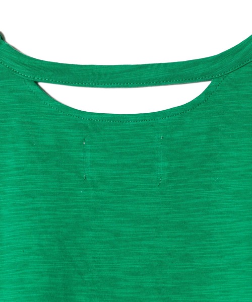 LAYMEE（レイミー）の「Lay CS / レイカットソー（Tシャツ/カットソー・レディース・グリーン/ホワイト/スミクロ・FREE）」の10枚目の写真