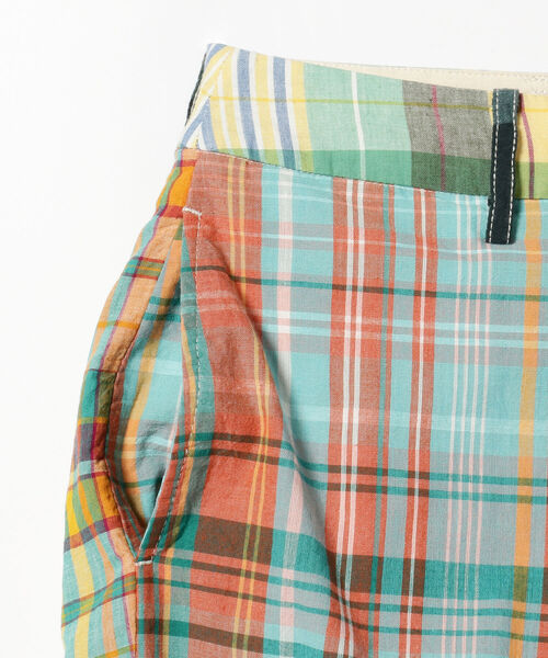 BEAMS BOY（ビームスボーイ）の「BEAMS BOY / マドラスチェック クレイジー スラックス（スラックス・レディース・ネイビー/オレンジ・ONE SIZE）」の21枚目の写真