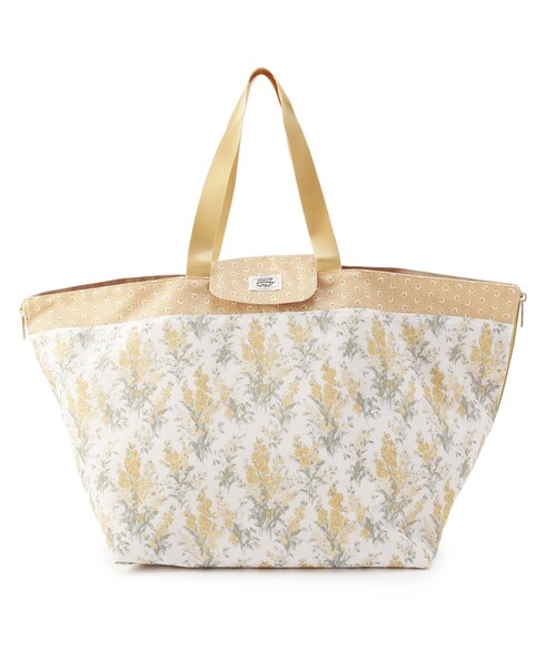 LAURA ASHLEY(ローラアシュレイ)の「ストックス柄 レジャートートバッグ(トートバッグ・レディース・ピンク系5/ブルー系/イエロー系・00)」の2枚目の写真